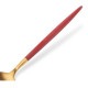 �����ݡ��� Cutipol GOA ���� �ǥ����ȥ��ס��� ��åɡߥ������ Dessert spoon Red Gold ���ƥ�쥹 ���ȥ�꡼ ��