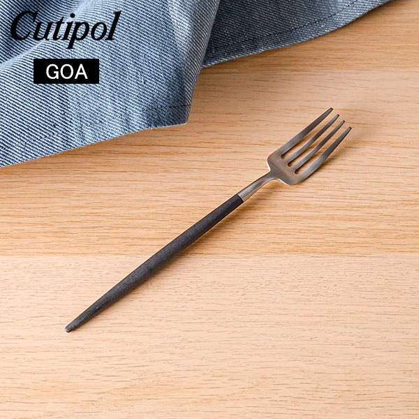 Cutipol �����ݡ��� GOA ���� Dessert fork �ǥ����ȥե����� Black �֥�å� ���ȥ�꡼ 5609881940907 GO07 ������ ��