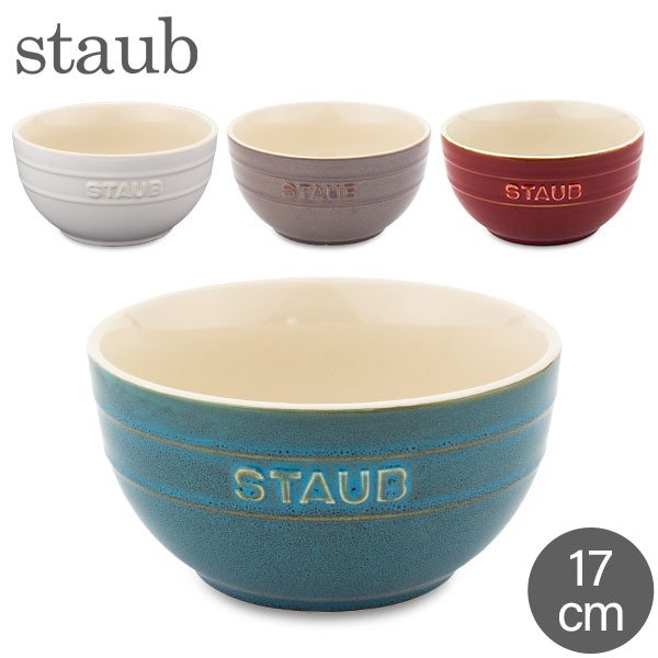 ȥ Staub 饦ɥܥ ߥå 17cm ơ顼꡼ Tazza Grande Tonda Bowl Round  Ǯ ֥ å