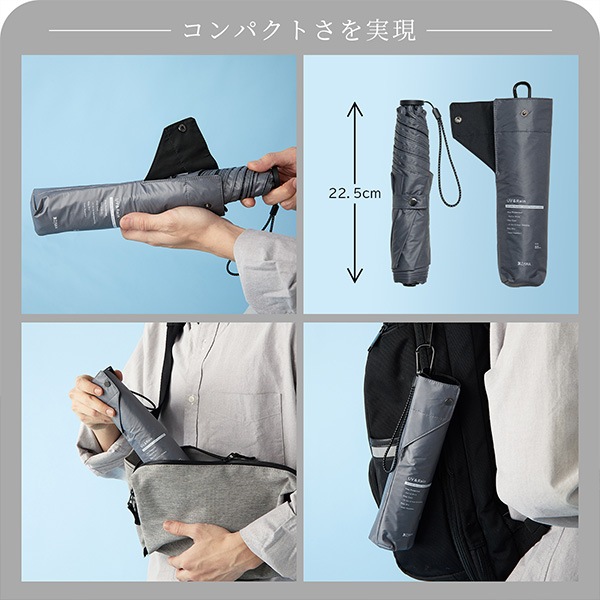 キザワ KIZAWA カーボン超軽量日傘 55×6 日傘 折りたたみ 完全遮光