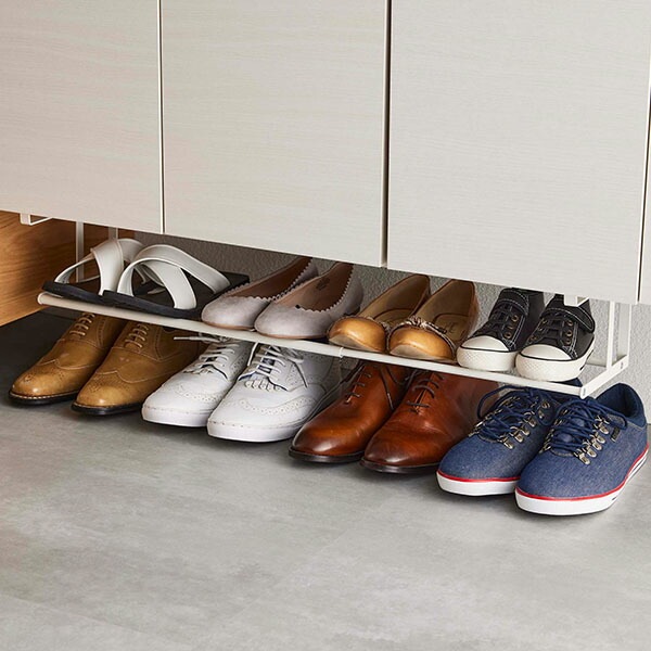 シューズラック 靴箱 幅89cm 奥行37cm 高さ95cm ワイド 最大28足収納