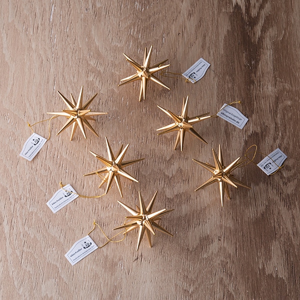 本物　ベツレヘムの星　アルビンプライサ　クリスマス オーナメント 6セット Albin preissler アルビン・プライスラー ] 立体星の