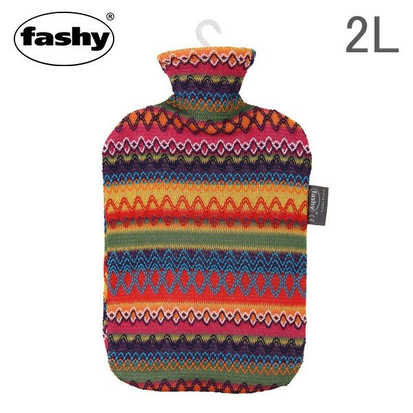 Fashy ファシー 湯たんぽ 2L Hot water bottle with cover in Peru