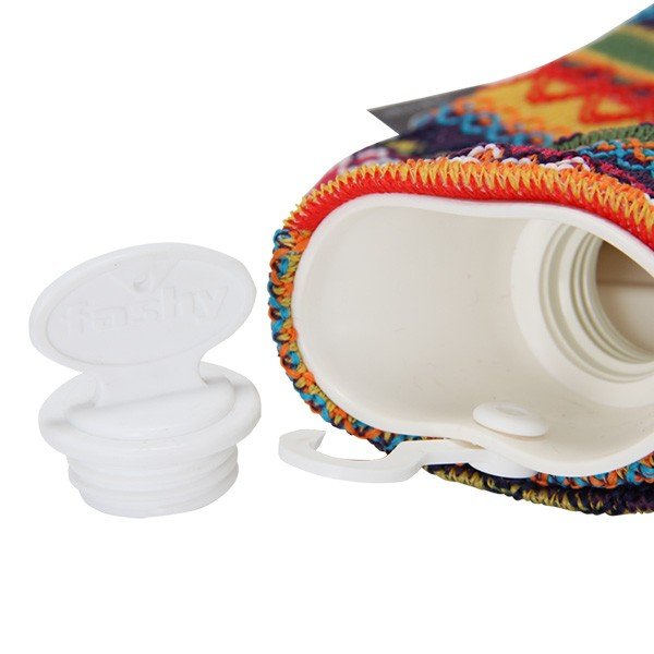 Fashy �ե����� �򤿤�� 2L Hot water bottle with cover in Peru design 6757 ��