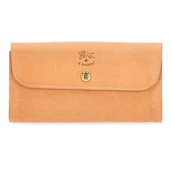 ����ӥ���� Il Bisonte Ĺ���� ���󥰥�����å� ���� �쥶�� �� ���� �����ꥢ �ץ쥼��� ��ǥ����� Ĺ���� ��� Continental Wallet Classic In Vacchetta Vegetale Sg SCW020PV0005 ��