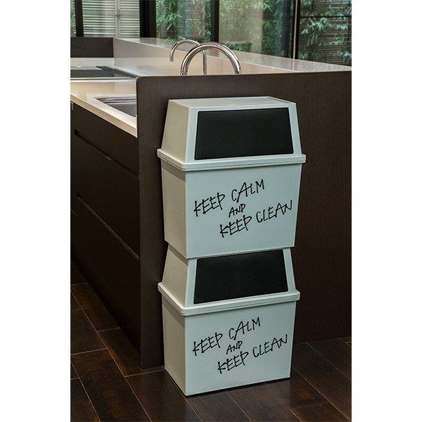 ゴミ箱 積み重ねゴミ箱ワイド30L キッチン リビング ふた付き