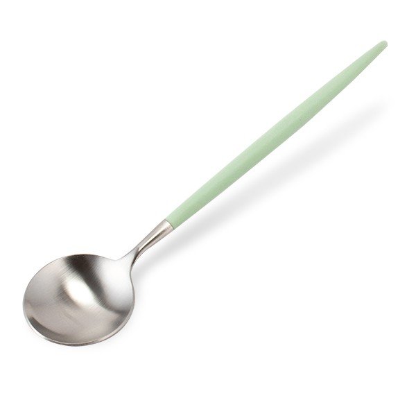 �����ݡ��� Cutipol GOA ���� �ǥ����ȥ��ס��� ����ɥ� Dessert spoon Celadon Stainless ���ƥ�쥹 ���ȥ�꡼ ��