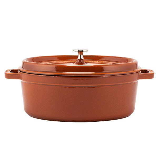 希少 STAUB ストウブ ピコ ココット オーバル 29cm オレンジ グラデ ストウブ 鍋 Staub ピコ・ココット オーバル 29cm 両手鍋 ホーロー鍋