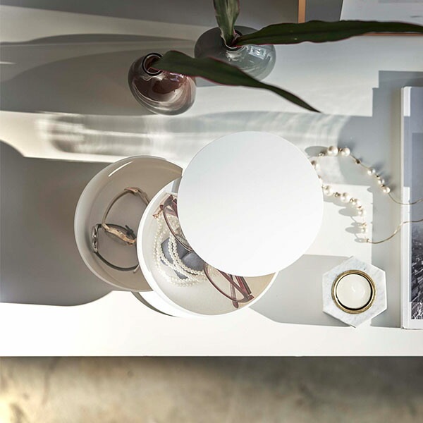 アクセサリートレー タワー 深型 山崎実業 tower おしゃれ 蓋付き 2段