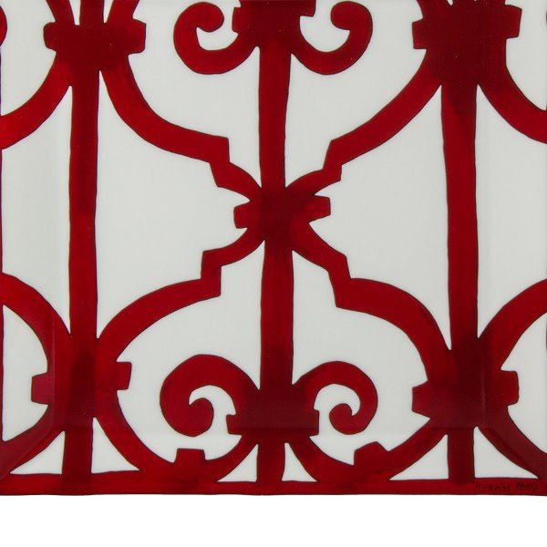 Hermes エルメス Balcon du Guadalquivir Square Plate No.5 スクエア
