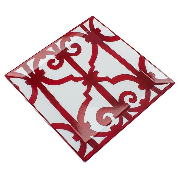 Hermes エルメス Balcon du Guadalquivir Square Plate No.5 スクエア
