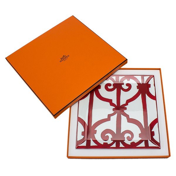 Hermes エルメス Balcon du Guadalquivir Square Plate No.5 スクエア