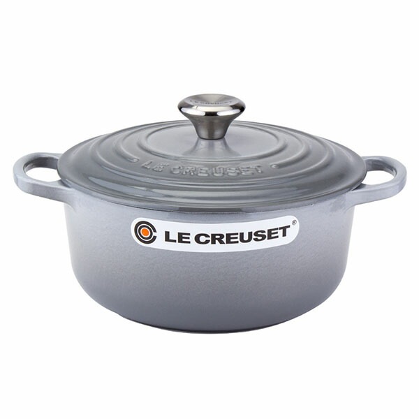 LE CREUSET 鋳鉄製 両手鍋 グレー 訳あり】ル・クルーゼ ルクルーゼ Le Creuset 両手鍋 シグニチャー
