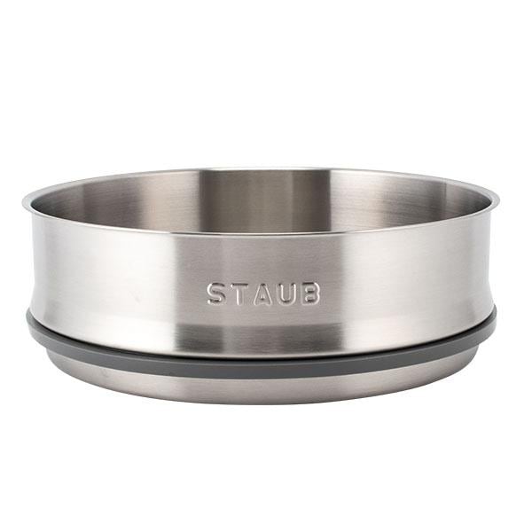 訳あり：箱破損】 ストウブ 鍋 Staub ココットラウンド / スチーマー