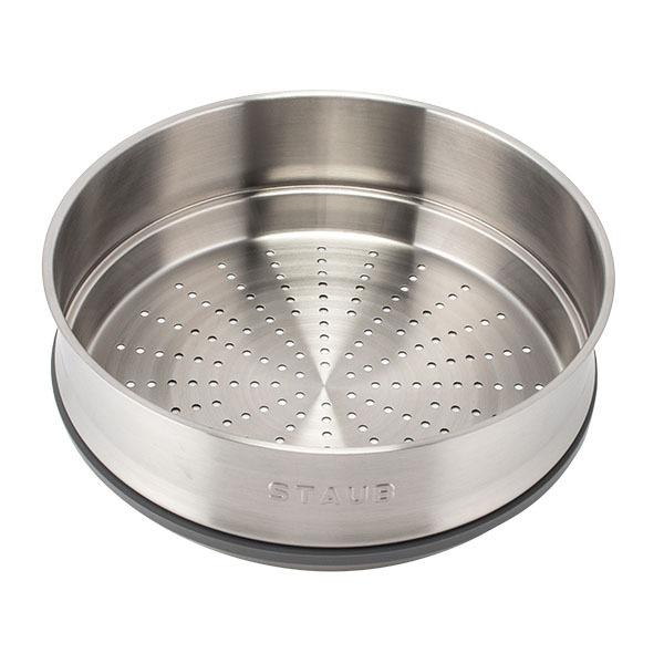 訳あり】 ストウブ 鍋 Staub ココットラウンド / スチーマーセット