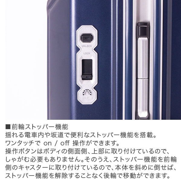 A.L.I アジアラゲージ スーツケース Solid knight ストッパー