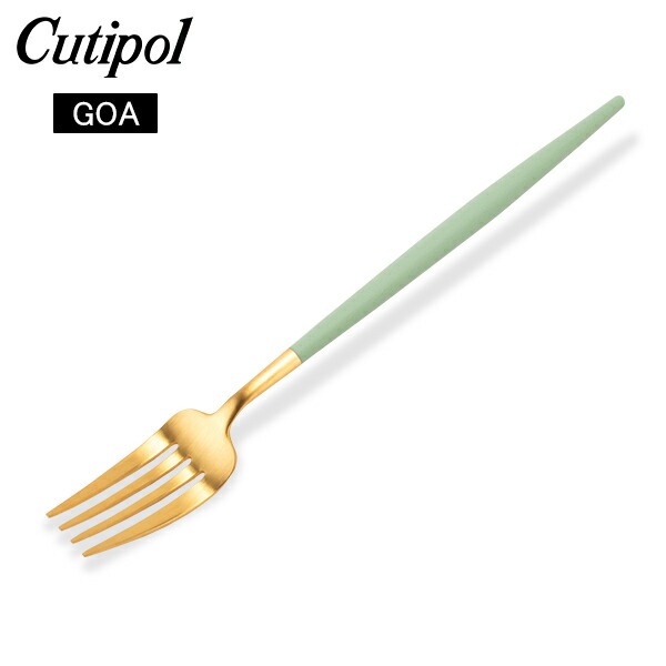�����ݡ��� Cutipol GOA ���� �ǥ��ʡ��ե����� ����ɥ�ߥ������ Dinner fork Celadon Gold ���ƥ�쥹 ���ȥ�꡼ ��