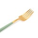 �����ݡ��� Cutipol GOA ���� �ǥ��ʡ��ե����� ����ɥ�ߥ������ Dinner fork Celadon Gold ���ƥ�쥹 ���ȥ�꡼ ��