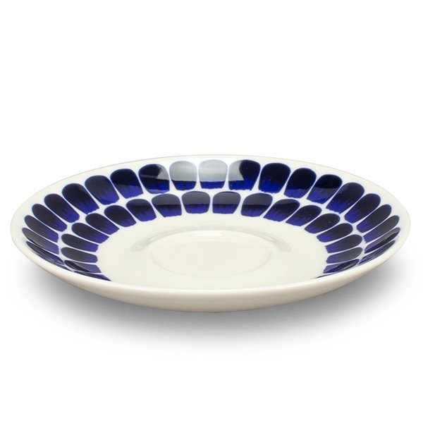 アラビア Arabia 皿 17cm トゥオキオ ソーサー ホワイト／ブルー