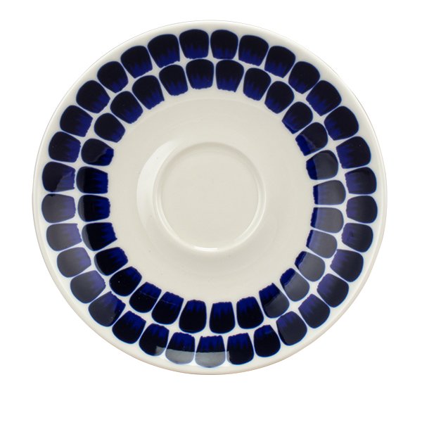 アラビア　ARABIA 大皿 アラビア Arabia 皿 17cm トゥオキオ ソーサー ホワイト／ブルー