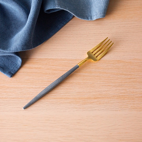 �����ݡ��� Cutipol GOA ���� �ǥ��ʡ��ե����� ���졼�ߥ������ Dinner fork Grey Gold ���ƥ�쥹 ���ȥ�꡼ ��