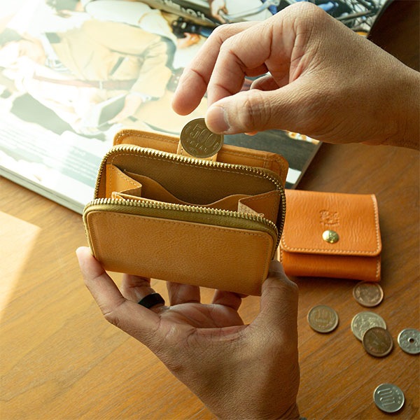 【未使用品】イルビゾンテ 二つ折り財布 C0960 PORTAFOGLIO イルビゾンテ Il Bisonte 財布 二つ折り財布 C0960 P PORTAFOGLIO 小銭