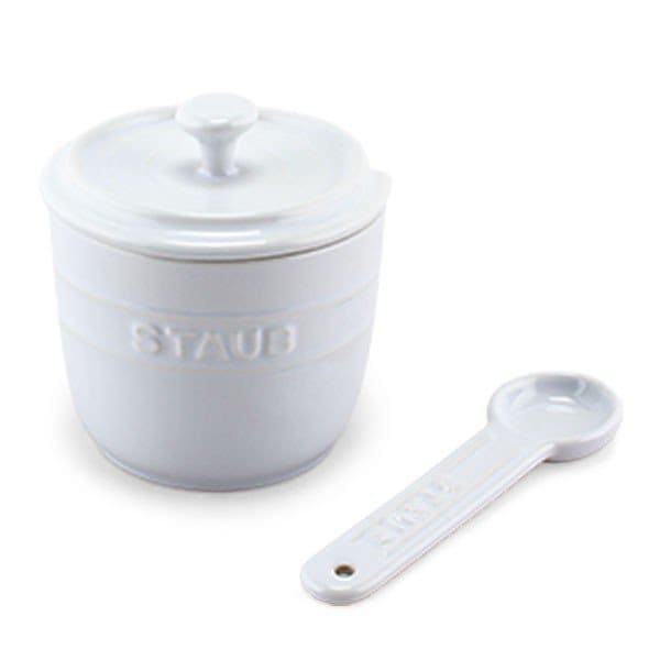 ストウブ Staub シュガーボウル スプーン付き 調味料入れ 砂糖入れ