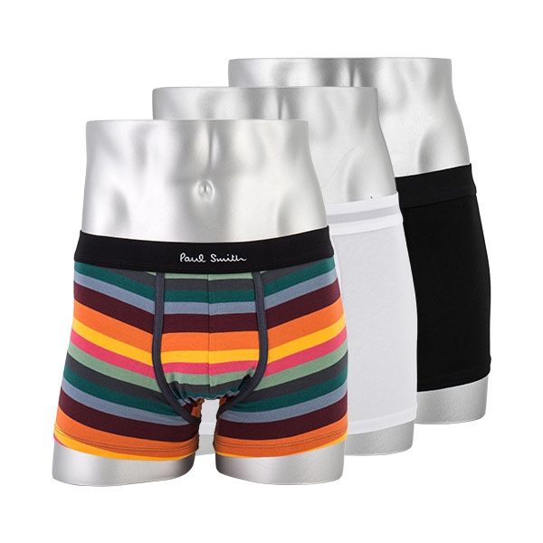 訳あり】ポールスミス PAUL SMITH メンズ ボクサーパンツ 3枚セット
