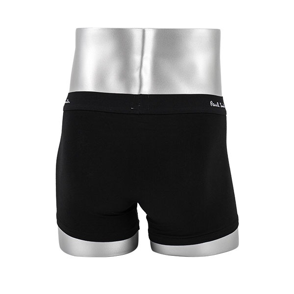 ۥݡ륹ߥ PAUL SMITH  ܥѥ 3祻å 914C ѥ    Men's Black Boxer Briefs 3 Pack ȥå 