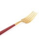 �����ݡ��� Cutipol GOA ���� �ǥ��ʡ��ե����� ��åɡߥ������ Dinner fork Red Gold ���ƥ�쥹 ���ȥ�꡼ ��