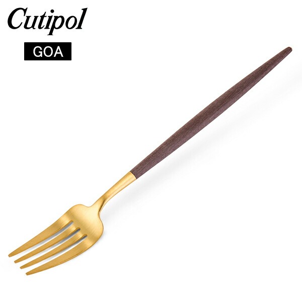 �����ݡ��� Cutipol GOA ���� �ǥ��ʡ��ե����� �֥饦��ߥ������ Dinner fork Brown Gold ���ƥ�쥹 ���ȥ�꡼ ��