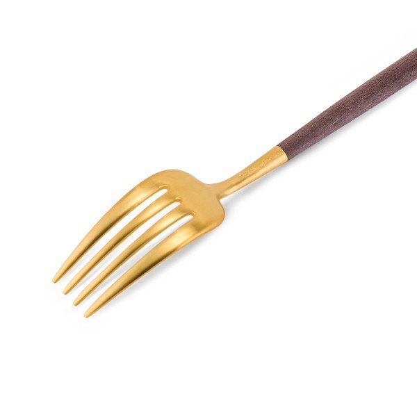 �����ݡ��� Cutipol GOA ���� �ǥ��ʡ��ե����� �֥饦��ߥ������ Dinner fork Brown Gold ���ƥ�쥹 ���ȥ�꡼ ��