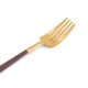 �����ݡ��� Cutipol GOA ���� �ǥ��ʡ��ե����� �֥饦��ߥ������ Dinner fork Brown Gold ���ƥ�쥹 ���ȥ�꡼ ��