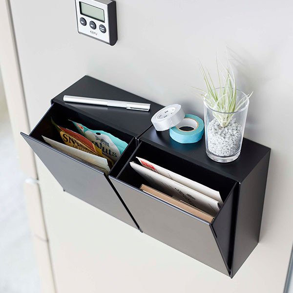 マグネットダストボックス&収納ケース タワー tower 山崎実業 ゴミ箱