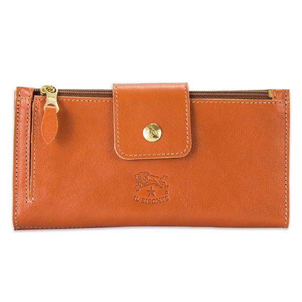 長財布　イルビゾンテ　IL BISONTE レザー　 オレンジ 長財布 イルビゾンテ IL BISONTE レザー オレンジ - メルカリ