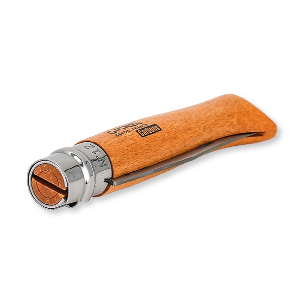���ԥͥ� Opinel �����ȥɥ��ʥ��� No.12 �����ܥ󥹥����� 12cm �ޤꤿ���ߥʥ��� 113120 Carbone (N��12VRN) ������ ����� �л� ��