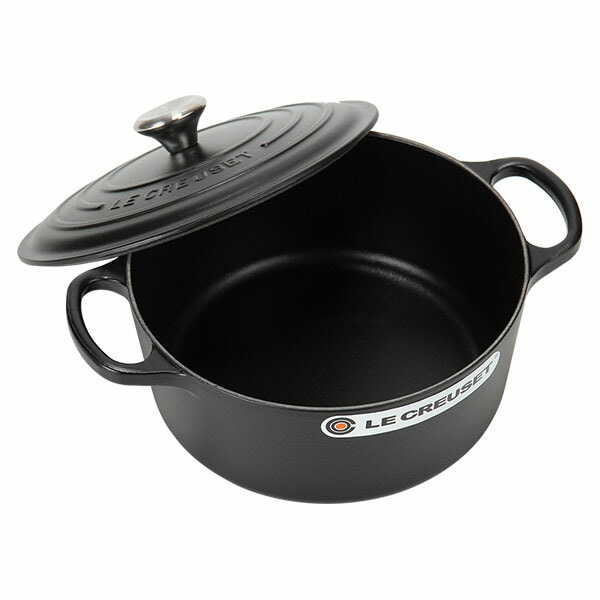 LE CREUSET ココットロンド　ライトブラック 両手鍋 22cm Amazon｜ル・クルーゼ(Le Creuset) 鋳物 ホーロー 鍋 両手鍋 鉄