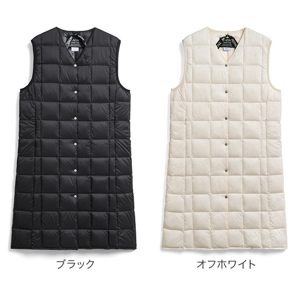 �������� TAION �١����å� V�ͥå� ���󥰥�����٥��� ����ʡ� ��ǥ����� ������ �������� ���� �饤�ȥ����� �� �� �� �ɴ� �����奢�� ι�� �����ȥɥ� V NECK LONG DOWN VEST WOMEN TAION-W001-LONG ��