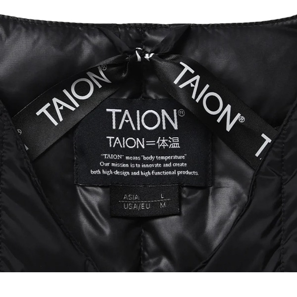 �������� TAION �١����å� V�ͥå� ���󥰥�����٥��� ����ʡ� ��ǥ����� ������ �������� ���� �饤�ȥ����� �� �� �� �ɴ� �����奢�� ι�� �����ȥɥ� V NECK LONG DOWN VEST WOMEN TAION-W001-LONG ��