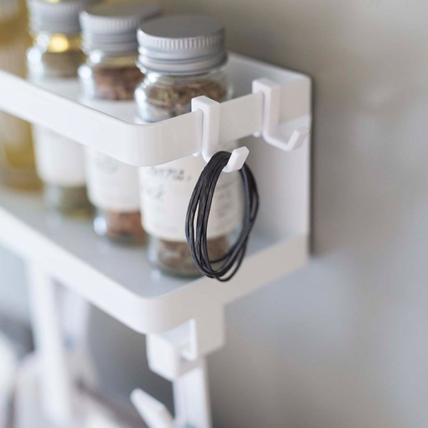 マグネットスパイスラック&回転式クリップ タワー 4連 山崎実業 tower