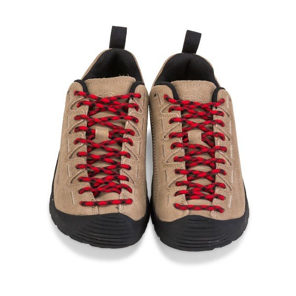 KEEN ジャスパー 24.5㎝ クライミングシューズ スエード グレー 赤紐