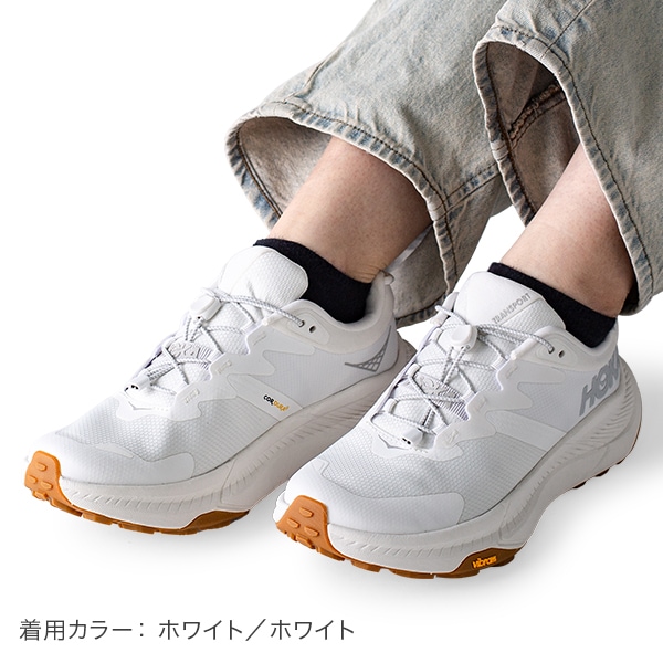 HOKA スニーカー ホワイト レディース ホカ オネオネ Hoka One One トランスポート TRANSPORT Hoka