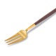 ݡ Cutipol GOA  ڥȥ꡼ե ֥饦ߥ Pastry fork Brown Gold ƥ쥹 ȥ꡼ 