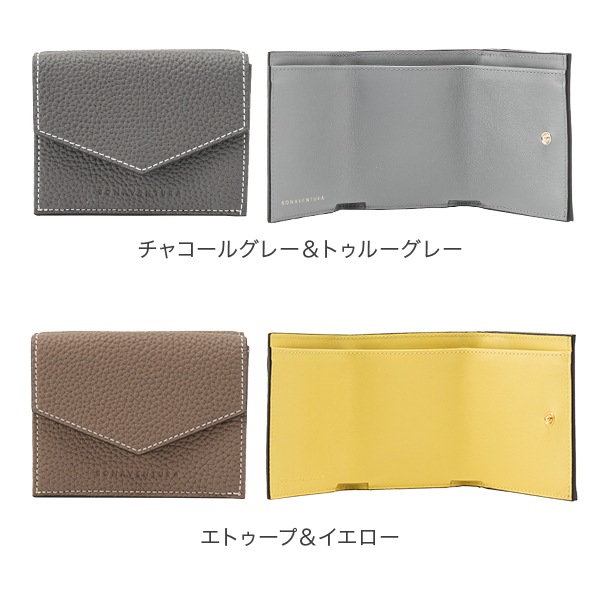 �ܥʥ٥����� BONAVENTURA �ȥ饤�ե������ �ߥ˥�����å� Trifold Mini Wallet ���⡼�� ������å� �����󥯥쥶�� �ܳ� �쥶�� �����ޤ���� ���������� ��ʪ ��ǥ����� ��