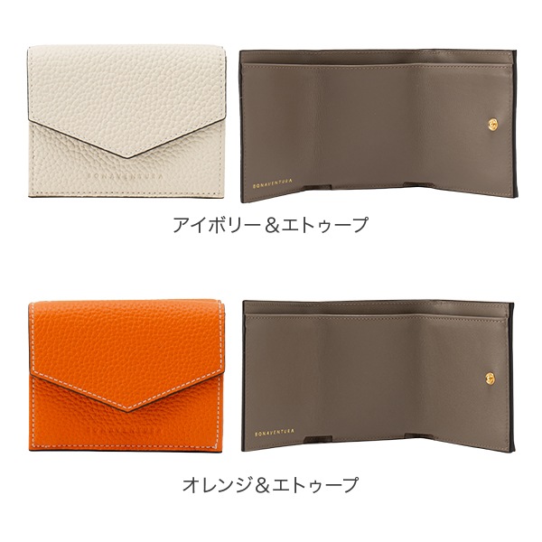 �ܥʥ٥����� BONAVENTURA �ȥ饤�ե������ �ߥ˥�����å� Trifold Mini Wallet ���⡼�� ������å� �����󥯥쥶�� �ܳ� �쥶�� �����ޤ���� ���������� ��ʪ ��ǥ����� ��