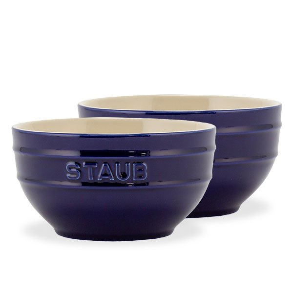 ���ȥ��� Staub �饦��ɥܥ��� ����ߥå� 14cm 2�ĥ��å� ���� ��Ǯ �����֥� ���å������� �ץ쥼��� ���ե� Tazza Media Tonda Bowl Round  ��