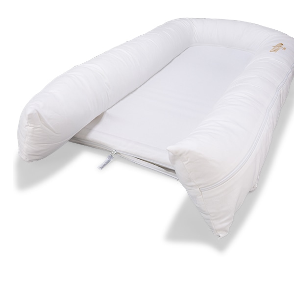 ドッカトット グランド　9-36m ホワイト ドッカトット DockATot グランド 9～36ヵ月 ベビーベッド シャンブレー