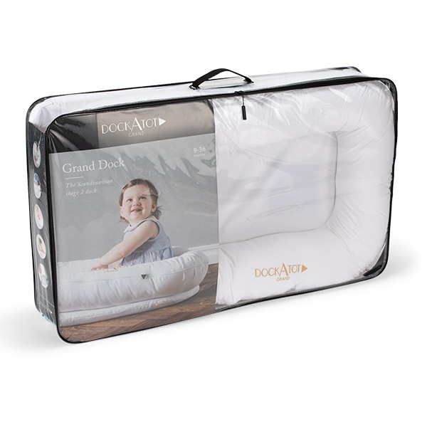ドッカトット グランド　9-36m ホワイト ドッカトット DockATot グランド 9～36ヵ月 ベビーベッド シャンブレー