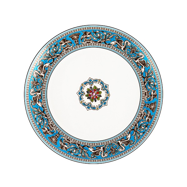 �����å����å� WEDGWOOD �����ץץ졼�� �ե����ƥ����󥿡������� ���� �� �绮 ���� �ݻ� �ץ졼�� ���å��� ������� �֥��� 40032770 Florentine Turquoise COUPED PLATE ��