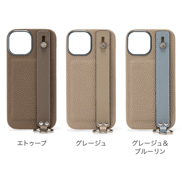�ܥʥ٥����� BONAVENTURA iPhone15 �ϥ�ɥ��դ��Хå����С������� Back Cover Case with handle �쥶�� �Υӥ�쥶�� �ܳ� ���奱���� ���ޥۥ������� �����ե��󥱡����� �ܳ� ������� ����ץ� ��